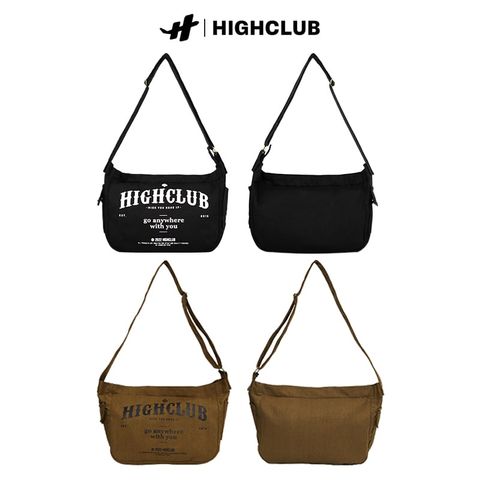  HIGHCLUB Shoulder Bag CANVAS - Black 
