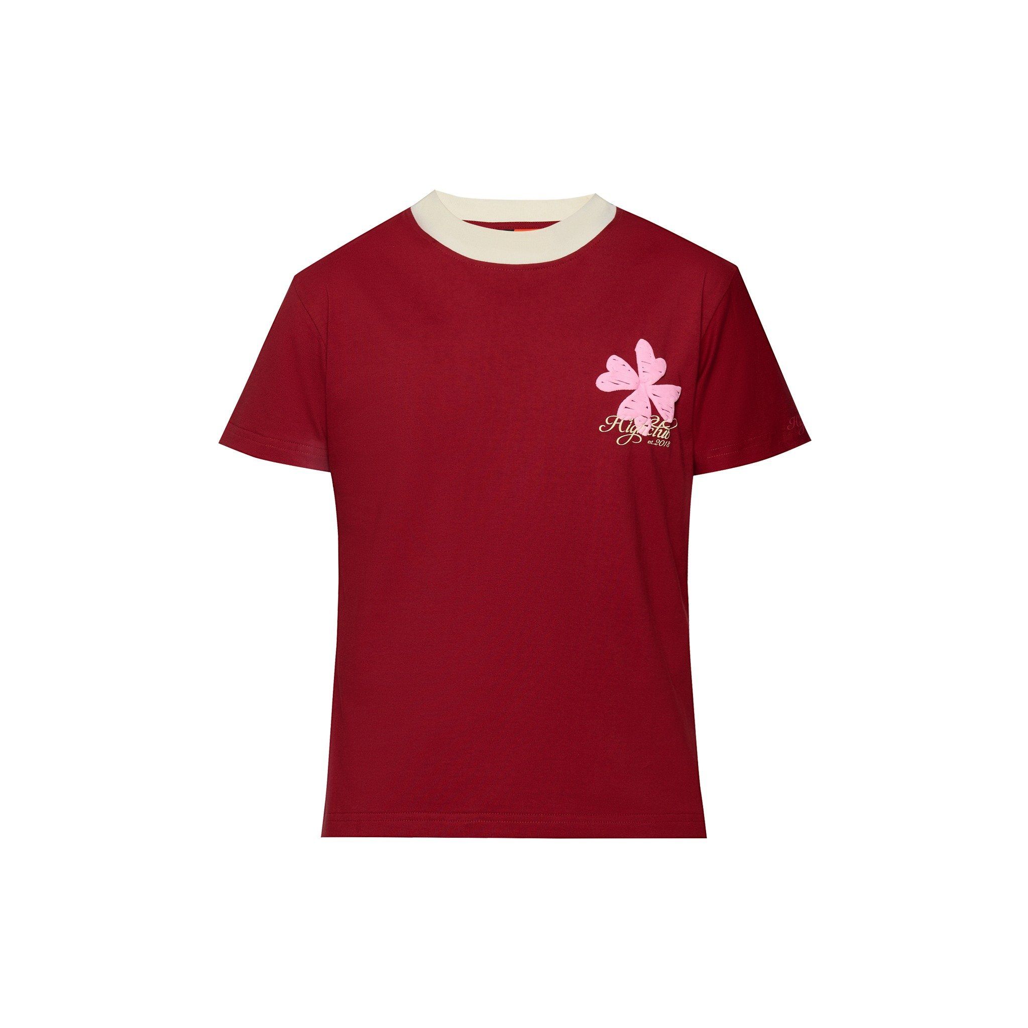  Lucky Seeds BABY FORM TEE - bordeaux 