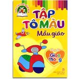 Tập Tô Màu Mẫu Giáo - Chủ Đề Giao Thông