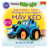 Bộ Sách Busy Machines + Puzzle Activity - Tractor: Máy Kéo (Song Ngữ Anh - Việt) - Kèm Mô Hình Lắp Ghép