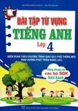 BÀI TẬP TỪ VỰNG TIẾNG ANH LỚP 4