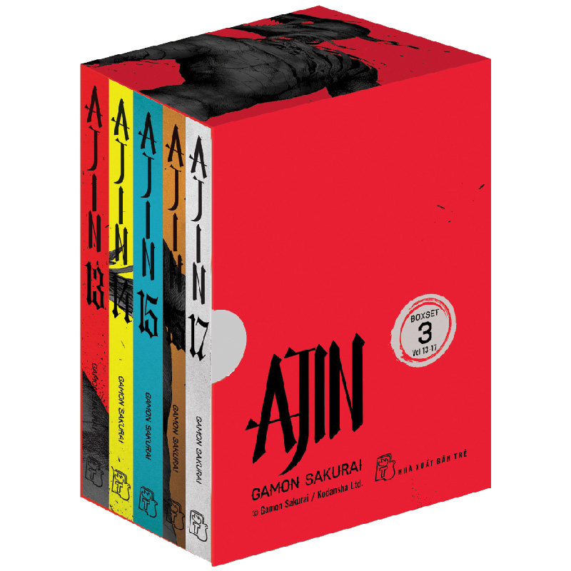 Ajin - Boxset 3: Tập 13 - 17 (Tặng Kèm Bookmark)
