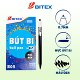 Bút bi mực đen 0.7mm B02 Bitex