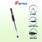 Bút gel Bitex mực đen G02 0.5mm