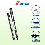 Bút lông bi mực đen 0.5mm R02 Bitex