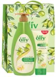 Hộp Quà Dầu Gội Chắc Khỏe Oliv 650ml + Sữa Tắm Detox 100ml