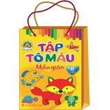 Túi Tập Tô Màu Mẫu Giáo (8 Cuốn)