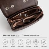  Túi Trita (Thời trang nữ kèm dây phối xích size 24 - Túi đeo chéo da RHN212B) màu bò 