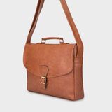  Cặp công sở Trita (Thời trang nam vừa laptop 14 inch - Cặp da TCA4BD) màu bò đậm 