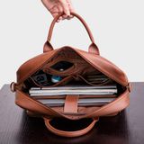  Cặp công sở Trita (Thời trang nam vừa laptop 14.6 inch - Cặp da TCA5D) màu đen 
