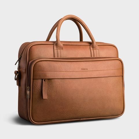  Cặp công sở Trita (Thời trang nam vừa laptop 15,6 inch - Cặp da TCA10BN) màu bò nhạt 