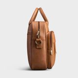  Cặp công sở Trita (Thời trang nam vừa laptop 15,6 inch - Cặp da TCA10BN) màu bò nhạt 