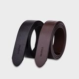  Thắt lưng nam Trita (Thời trang da thật một lớp RTL048D) màu đen 