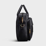  Cặp công sở Trita (Thời trang nam vừa laptop 15,6 inch - Cặp da TCA10D) màu đen 