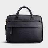  Cặp công sở Trita (Thời trang nam vừa laptop 15,6 inch - Cặp da TCA10D) màu đen 