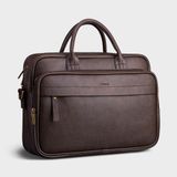  Cặp công sở Trita (Thời trang nam vừa laptop 14.6 inch - Cặp da TCA10N) màu nâu 