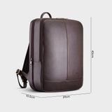 Balo Trita (Thời trang nam công sở - Balo da Liberal RBA5N) màu nâu 