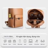  Balo Trita (Thời trang nam công sở cỡ lớn - Balo da RBA4D) màu đen 