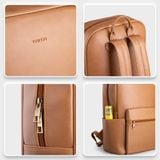  Balo Trita (Thời trang nam công sở cỡ lớn - Balo da RBA4BN) màu bò nhạt 