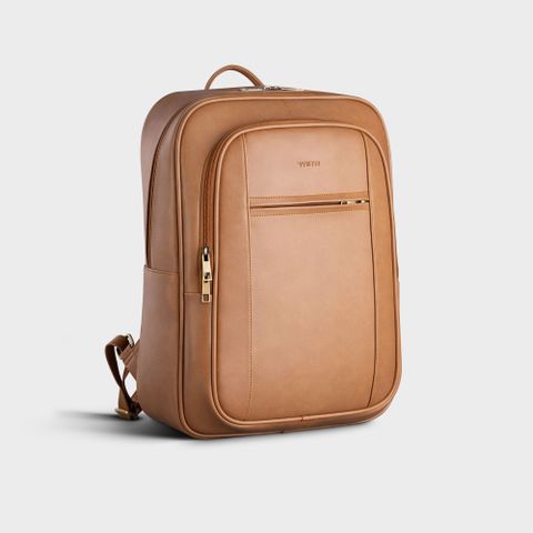  Balo Trita (Thời trang nam công sở cỡ lớn - Balo da RBA2BN) màu bò nhạt 