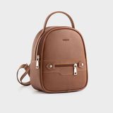  Balo Trita (Thời trang nữ phong cách năng động cỡ trung - Balo da RBA25B) màu bò 