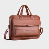  Cặp công sở Trita (Thời trang nam - Cặp da TCA14BD) màu bò đậm 