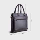  Cặp công sở Trita (Thời trang nam đa năng - Cặp da TCA12D) màu đen 