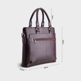  Cặp công sở Trita (Thời trang nam đa năng - Cặp da TCA12N) màu nâu 