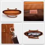  Cặp công sở Trita (Thời trang nam đa năng - Cặp da TCA12D) màu đen 