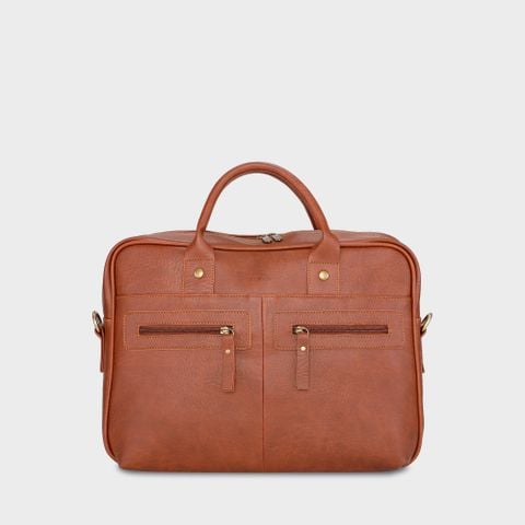  Cặp công sở Trita (Thời trang nam vừa laptop 14.6 inch - Cặp da TCA1BD) - Bò đậm 