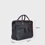 Cặp công sở Trita (Thời trang nam vừa laptop 14.6 inch - Cặp da TCA1D) màu Đen 