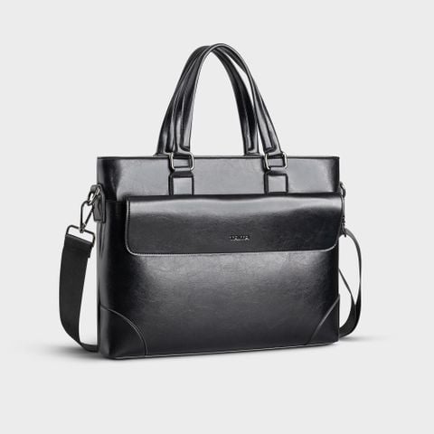 Cặp da nam công sở hiện đại Trita TCA23D Màu đen