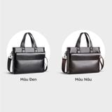  Cặp công sở Trita (Thời trang nam đa năng - Cặp da TCA23N) màu nâu 