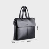  Cặp công sở Trita (Thời trang nam phối ngăn - Cặp da TCA20D) màu đen 