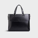  Cặp công sở Trita (Thời trang nam hiện đại đựng vừa laptop 13 inch - Cặp da TCA22D) màu đen 