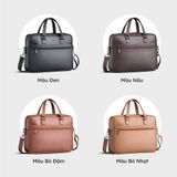  Cặp công sở Trita (Thời trang nam đa năng - Cặp da TCA19D) màu đen 