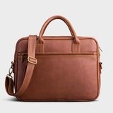  Cặp công sở Trita (Thời trang nam vừa laptop 15,6 inch - Cặp da TCA10BD) màu bò đậm 