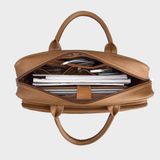  Cặp công sở Trita (Thời trang nam vừa laptop 14.6 inch - Cặp da TCA10N) màu nâu 