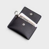  Ví Trita (Thời trang nam nắp gập - Ví móc khóa da liberal RMK1D) màu đen 