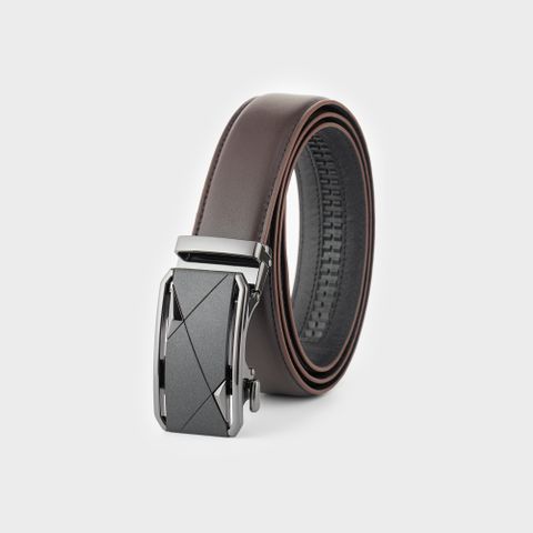 Thắt lưng nam da thật cao cấp khóa tự động 4cm Trita RTLT415N5 màu nâu