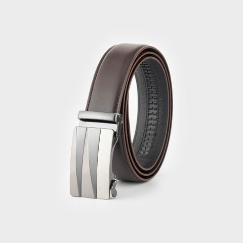 Thắt lưng nam da thật cao cấp khóa tự động 4cm Trita RTLT415N6 màu nâu