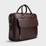  Cặp công sở Trita (Thời trang nam vừa laptop 14 inch - Cặp da TCA6N) màu nâu 