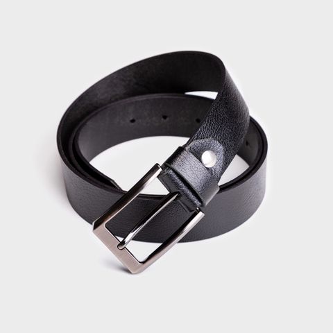 Thắt lưng nam da thật cao cấp khóa kim 3.5cm Trita RTLKT37D1 màu đen