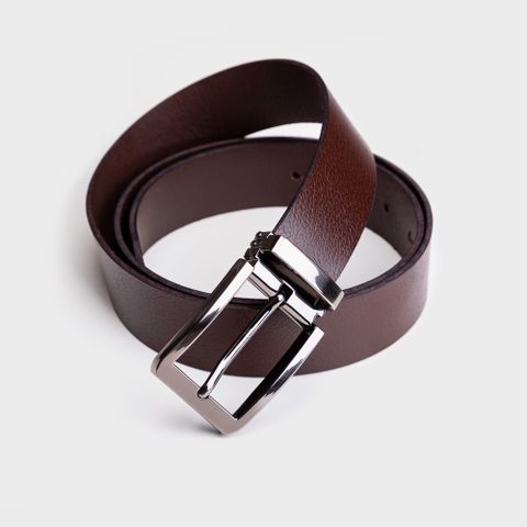  Thắt lưng nam Trita (Thời trang da thật một lớp RTL046N) màu nâu 