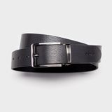  Thắt lưng nam Trita (Thời trang da bò thật ba lớp RTL046D) màu đen 