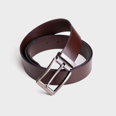  Thắt lưng nam Trita (Thời trang da thật một lớp RTL048N) màu nâu 