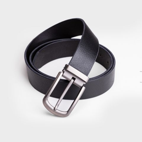  Thắt lưng nam Trita (Thời trang da thật một lớp RTL049D) màu đen 