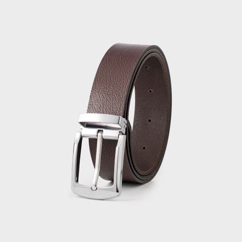 Thắt lưng nam da thật cao cấp khóa kim 3.5cm Trita RTLK37N3 màu nâu