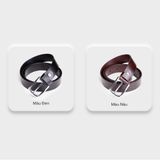  Thắt lưng Trita (Thời trang nam - Dây nịt da thật RTLKT37N5) màu nâu 