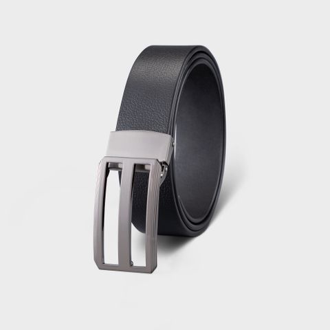 Thắt lưng nam da thật cao cấp khóa kim 3.5cm TRITA RTLK37D1 màu đen